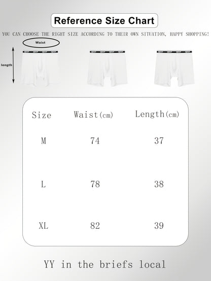6pcs Modal Men'S Boxer Shorts Seamless U Pocket Long Leg Underwear Scratch Resistant Breathable Soft Elastic Belt Sports Travel Briefs