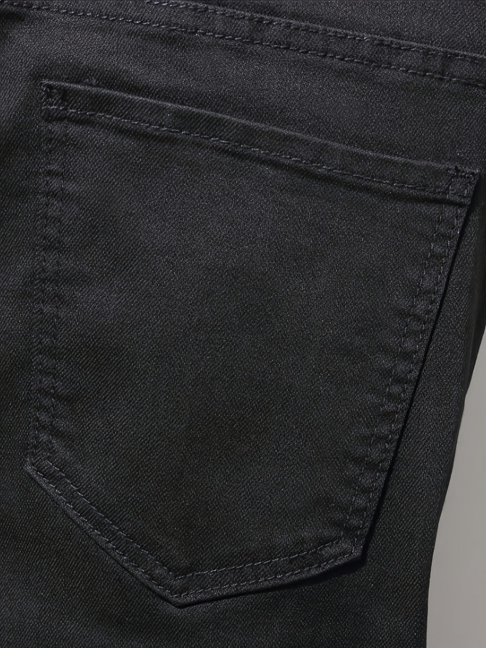 Men's Slim Fit Jeans - Black Denim Clean Finish Modern 952485