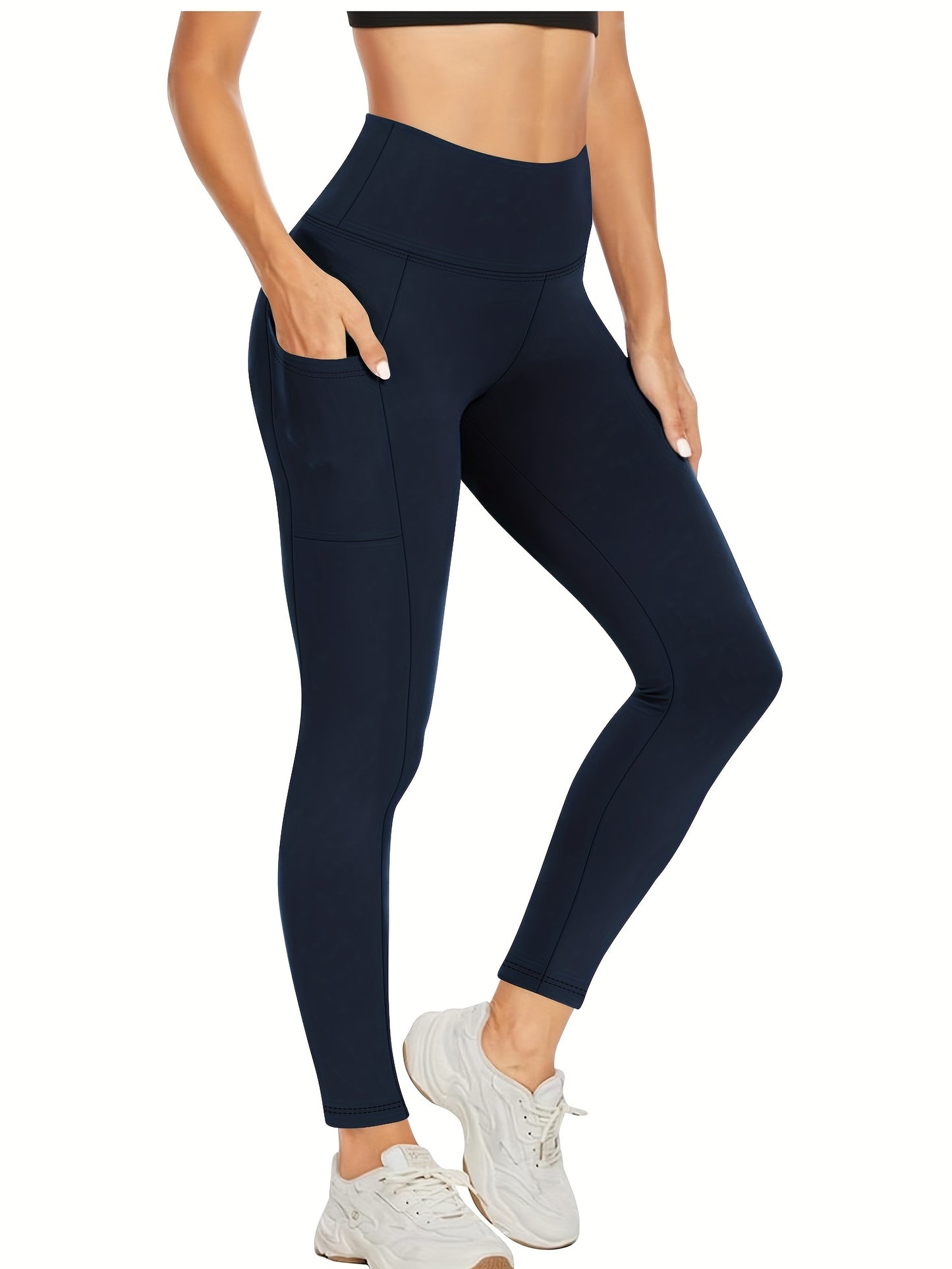 High-Waisted Women'S Yoga Pants - Tummy Control, Butt-Lifting, Soft Elastic Exercise Pants, Breathable Fitness Cycling Yoga Pants Suitable for All And Outdoor Sports Occasions