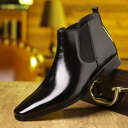 2207-1 Men'S Fashion Chelsea Boots, Non-Slip Side Zipper Ankle Boots, Suitable for Outdoor Walking, Spring And Autumn