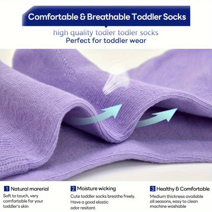 Kids' Breathable School Socks - 20-Pair Pack
