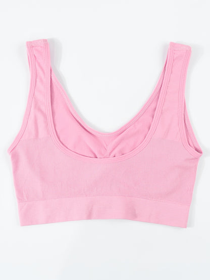 14pcs Set Of Women's Sports Bra, Breathable Single-layer Without Breast Pads, Sports Bra, Women's Comfortable Seamless Vest Style Bra