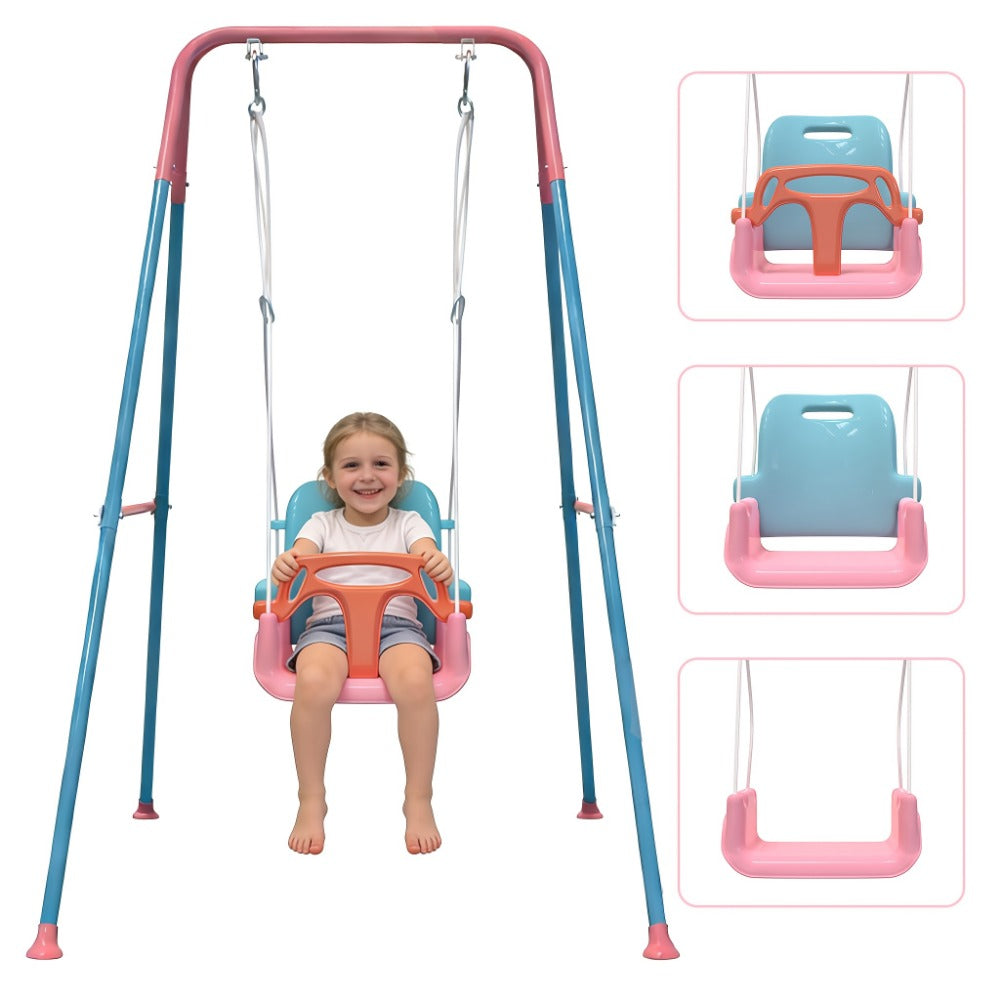 Foldable Baby Swing Set - Indoor and Outdoor Stand