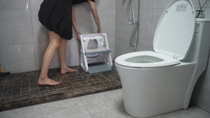 Potty Training Seat - Adjustable 2-In-1 Toilet Step