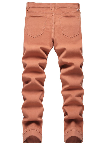 Men's Casual Slim Fit Stretch Jeans