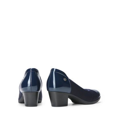 Women's Pumps Low Chunky Block Closed Toe Shoes Work Comfortable Heels Round Toe Dress Elegant & Breathable Pumps Dress Shoes Low Heel Slip On Loafers Pumps