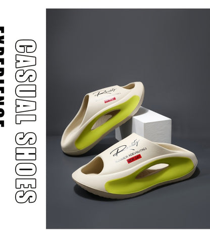 Men's Slides - Thick Sole & Open-Toe Comfort 473317