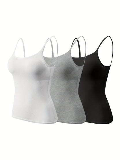 Women's Solid Color Camisole - Sleeveless 758949