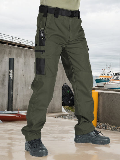 2Pack Men'S Utility Cargo Pants, Lightweight Tactical Workwear, Stretch Ripstop