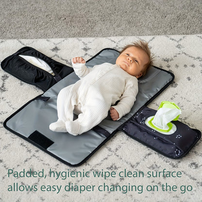 Portable Changing Mat Perfect for Changing Bags Or Changing Tables. One-handed Changing Mat. Travel Changing Mat. Perfect As A Shower Gift, Essential, Unisex Item, Or Christmas, Halloween, Or Thanksgiving Gift.