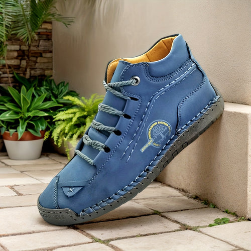Handcrafted Ankle Boots for Women, Lace-Up Footwear for Ladies, Women Shoes