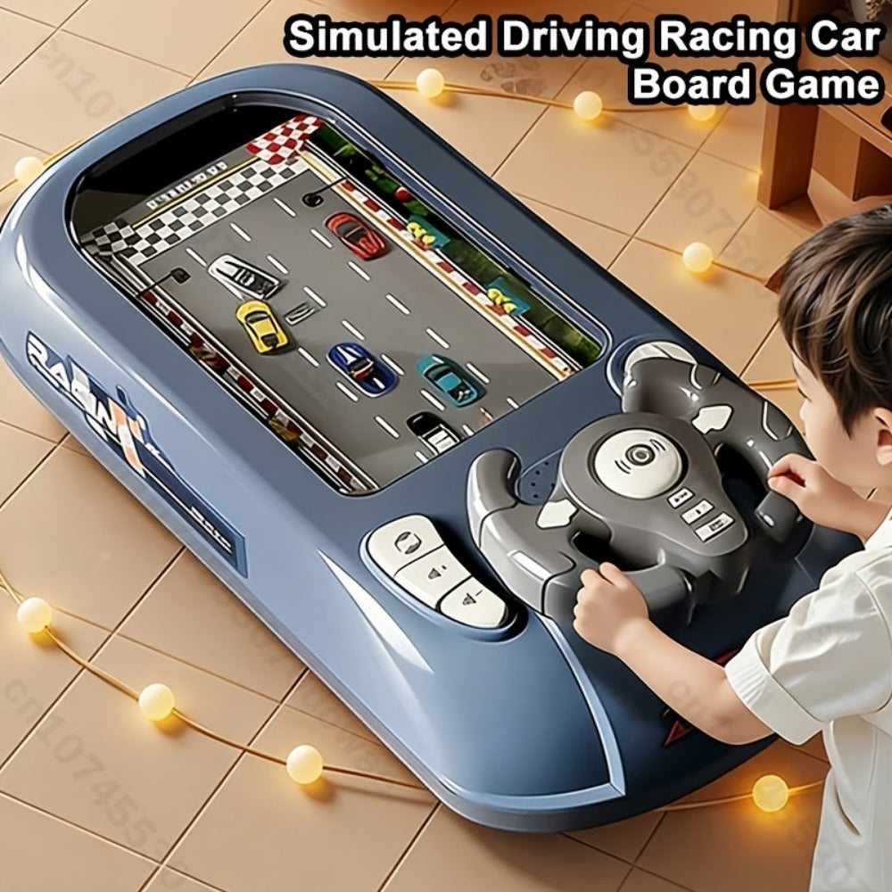 Kids Steering Wheel Toy - Electronic Driving Adventure Game