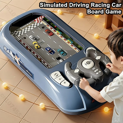 Kids Steering Wheel Toy - Electronic Driving Adventure Game