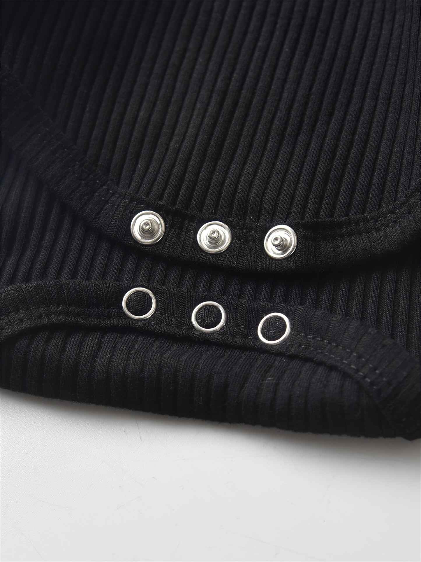 Kukitty Newborn Baby Boys Girls Clothes Unisex Long Sleeve Solid Color Ribbed Bodysuit And Pants Outfits Set, for Outdoor