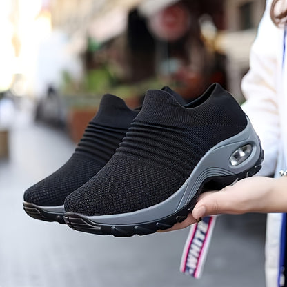 2026 New Spring And Summer Mesh Breathable, Lightweight And Comfortable Casual Shoe Covers, Women's Thick Sole Versatile One Foot Shoes, Fashionable Anti Slip Running Shoes, Board Shoes for Women, Women Shoes