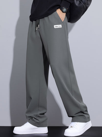 Autumn Casual Pants Men's Loose Straight Leg Trendy Versatile Men's Pants Autumn And Winter Men's Long Pants