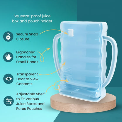 Kids Food Pouch Holder - 2-Pack Anti-Squeeze Stand