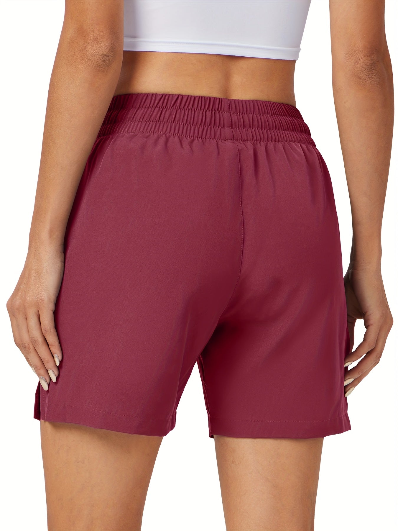 3pcs 5" Womens Shorts Basic Shorts Lightweight Quick Dry Workout Shorts with Pockets