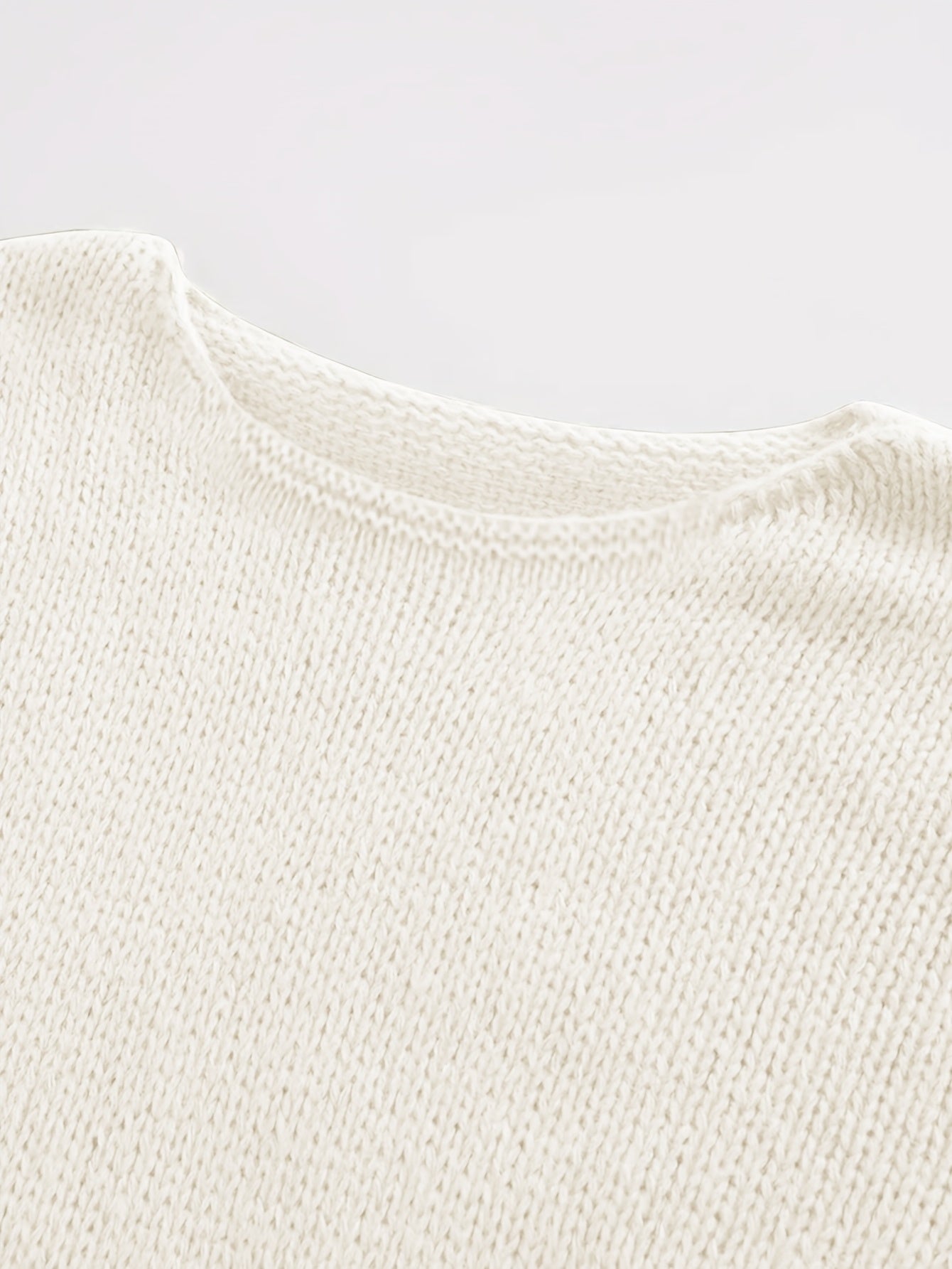 Plus Size - Plus Size Elegant Cuff Lapel Sweater-Soft Fabric, Simple Three-dimensional Color Design, Ideal For Autumn And Winter Casual Wear, Women'S Long Sleeve Sweater, Elegant Style