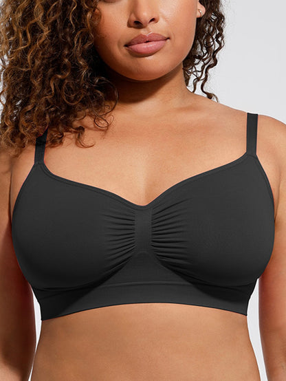 Women's Wireless Push Up Bra Stretch Comfort Bralettes No Underwire Bra Tshirt Bras Sports Bra