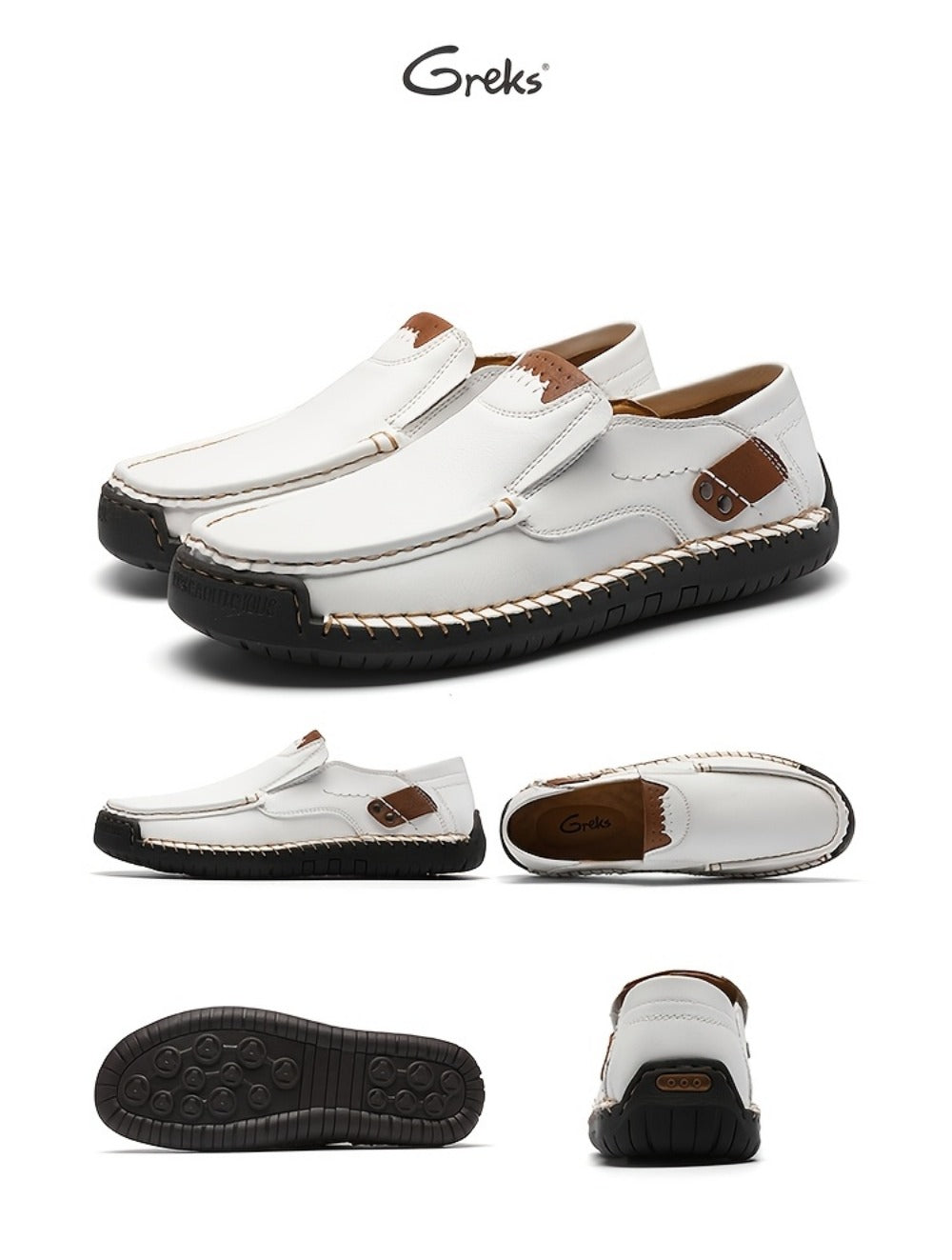 Men's Loafers & Slip-Ons - Breathable Comfort & Lightweight Design 387749