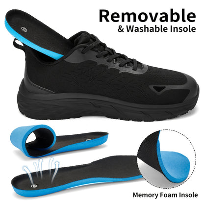Men'S Wide Toe Casual Sneakers - Non-Slip, Shock-Absorbing, Lightweight, Breathable, And Comfortable for Everyday Wear