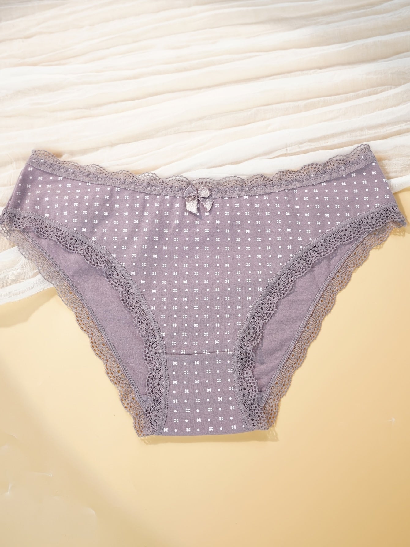 5pcs Women'S Underwear - Soft Breathable Low-Rise Briefs with Contrast Lace Trim, Seamless & Non- Restrictive Design, Light -Friendly Fabric for Everyday &, Comfortable & Stylish Lingerie, Underwear For Women, Underwear For Women High Quality