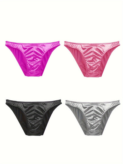 4pcs/Order Men Briefs Sexy Plus Size Men's Underwear Y S/M/L/XL/2XL/3XL