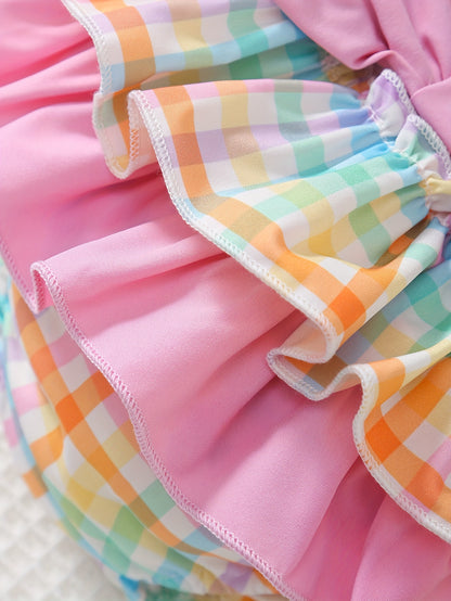 Baby Multicolor Polyester Striped Romper - product view 12
