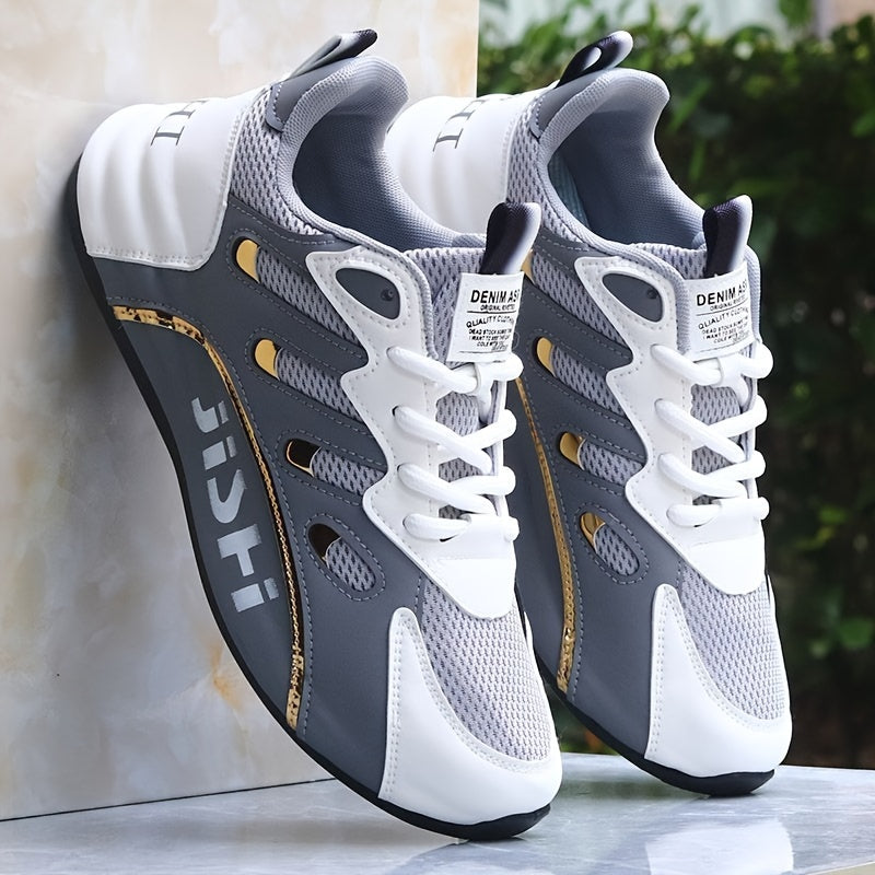 Sneakers, Men's Fashionable Mesh Breathable Casual Sports Shoes with Ultra Light And Soft Sole, Anti Slip And Comfortable Outdoor Running Shoes ZHENYUEZU