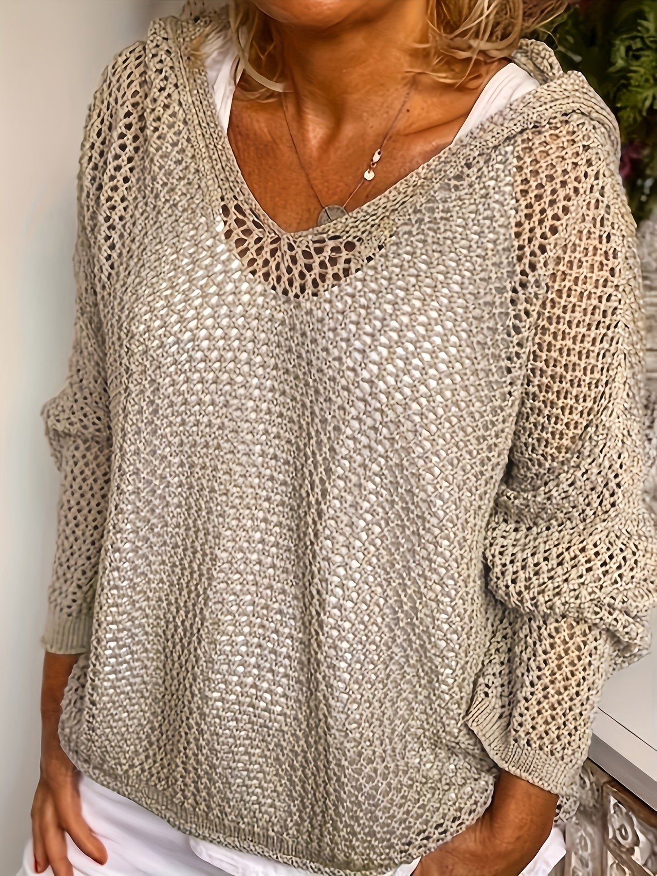 Spring/Summer New Arrival Fashionable Lightweight Lace-Up Pullover Women's Lace-Up Top Outerwear Hoodie Hooded Lightweight Oversized Sweater Perfect for Casual Wear, Shopping, Strolling, Vacations
