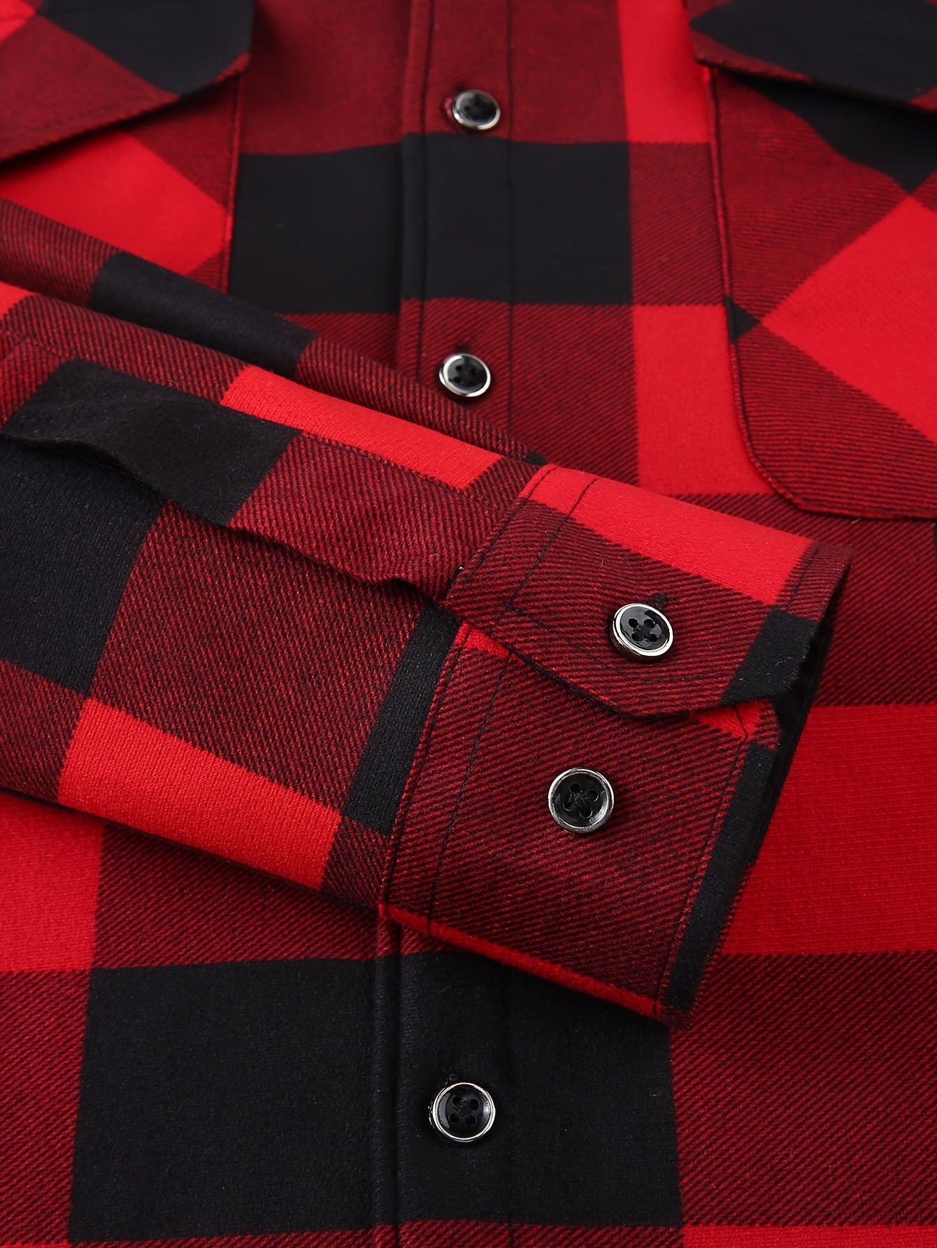 2025 New Men'S Checked Hooded Coat - Comfortable Fleece-Lined, Thick Casual Long Sleeve Top with Pockets, Black And Green Check Design, Ideal for Autumn/Winter, Suitable for Casual Or Professional Attire