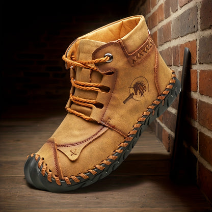 Men's Outdoor Large-size Short Boots, Four-season Fashion Hiking Boots