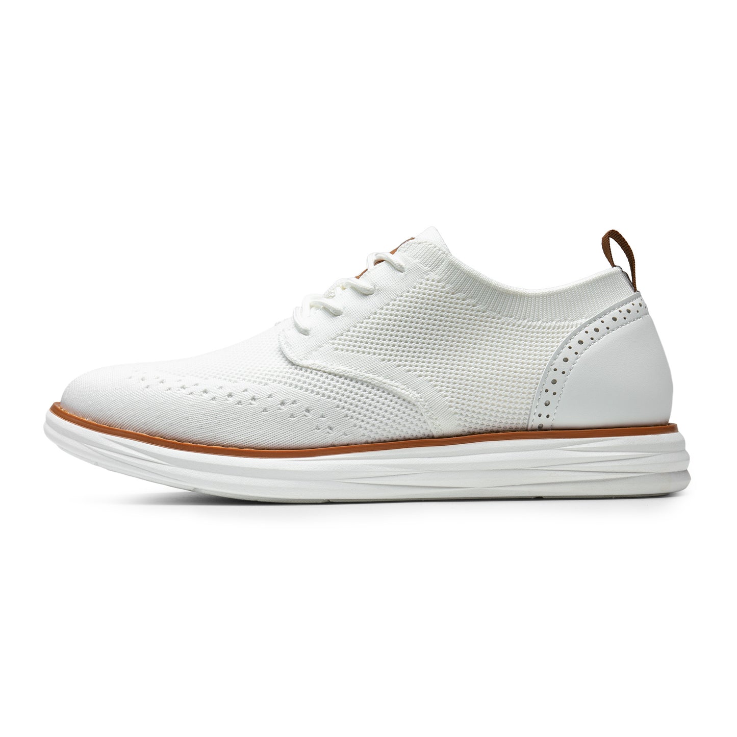 Bruno Marc Men's KnitFlex Craft Mesh Oxfords Sneakers Casual Dress Lace-Up Lightweight Walking Shoes