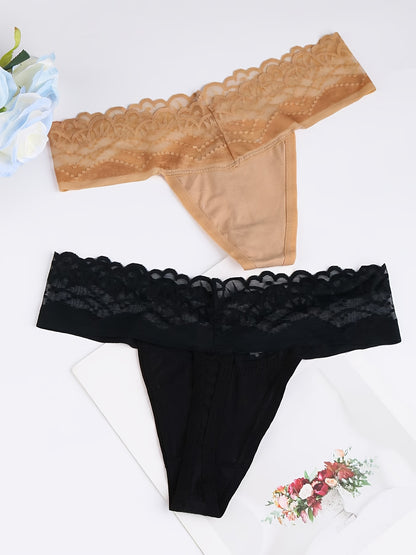 Women's Mixed colors Lace Underwear - product view 3