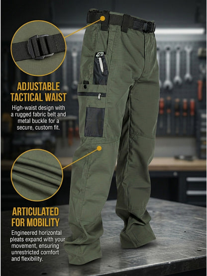 Men's Cargo Pants - Multi Pocket Workwear Style 874469
