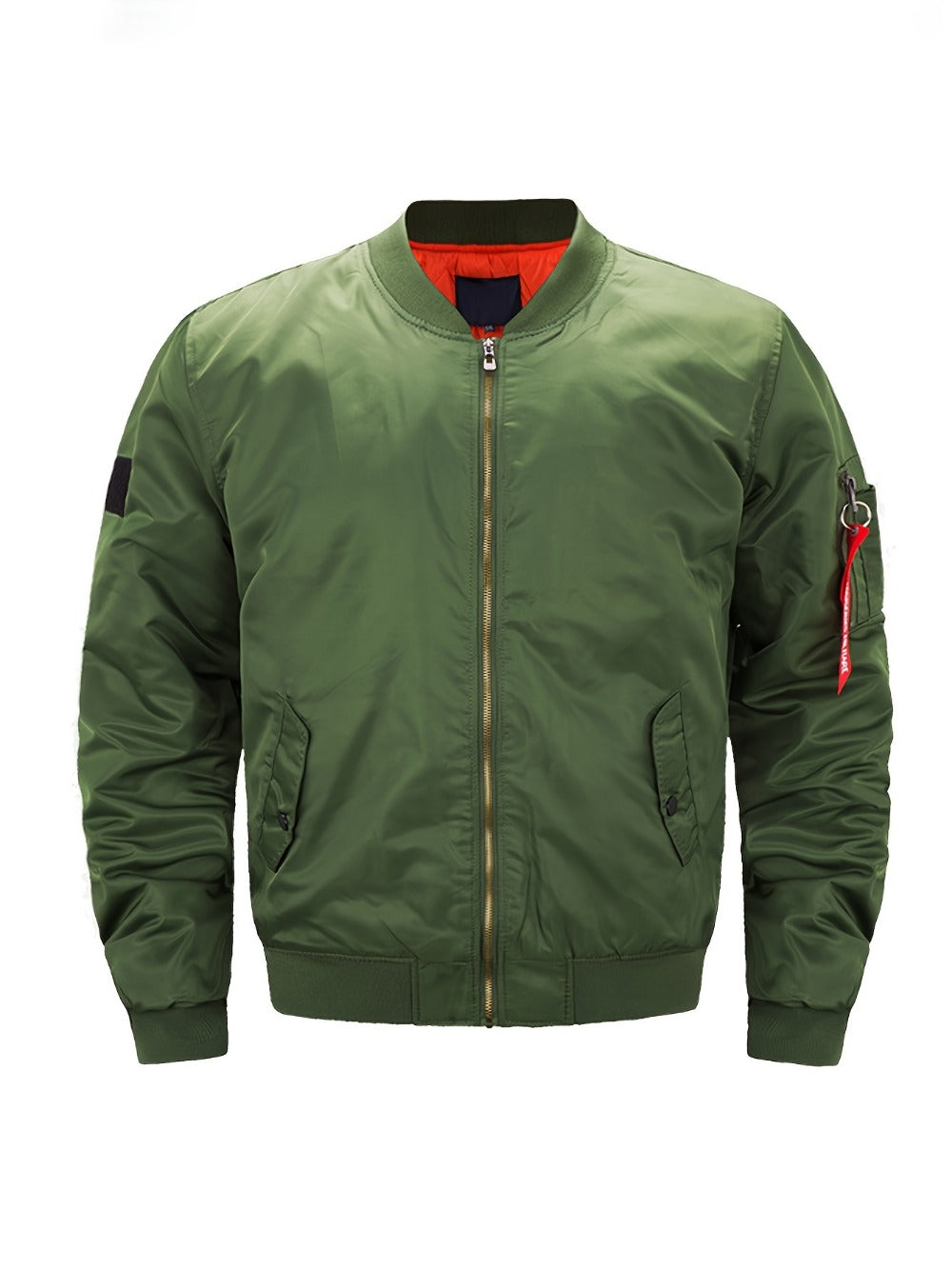 Men's Relaxed Zip-Up Coat