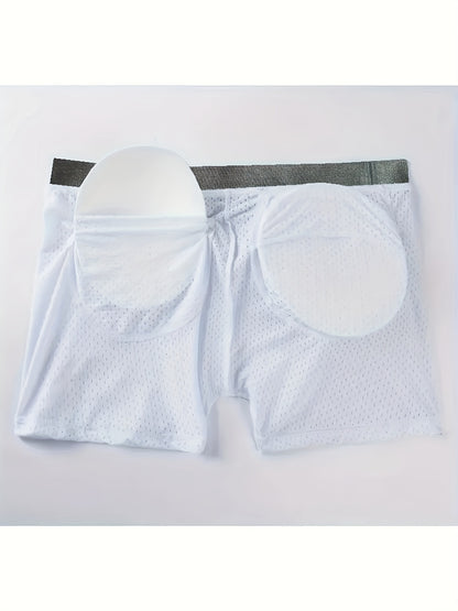 New Men'S Boxers Featuring Butt Pads, Made from Breathable Mesh, Designed for Comfort And Elasticity, Perfect for Lounging at for home