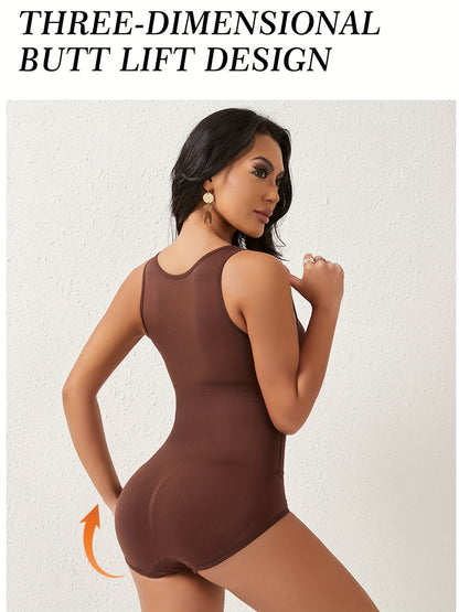 Bodysuit for Women with Firm Tummy Control - Features Include Seamless Butt Lifting, Snap Crotch, Body, And Postpartum Shapewear