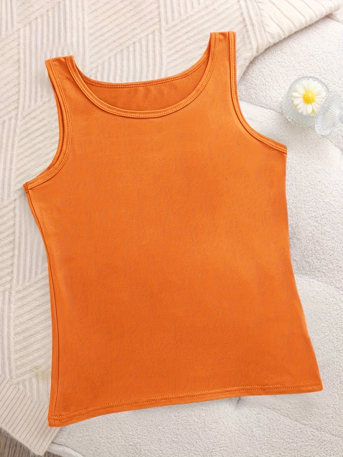 6pcs Women's Soft Sticky Blouses - Sleeveless Shirts with Semi-Sheer Adhesive Top Layer (No Padding), Breathable All-Season Vest for home & Layering, Red/Beige/Black/White/Grey - Casual Sleeveless Blouses for s, Hand Washable