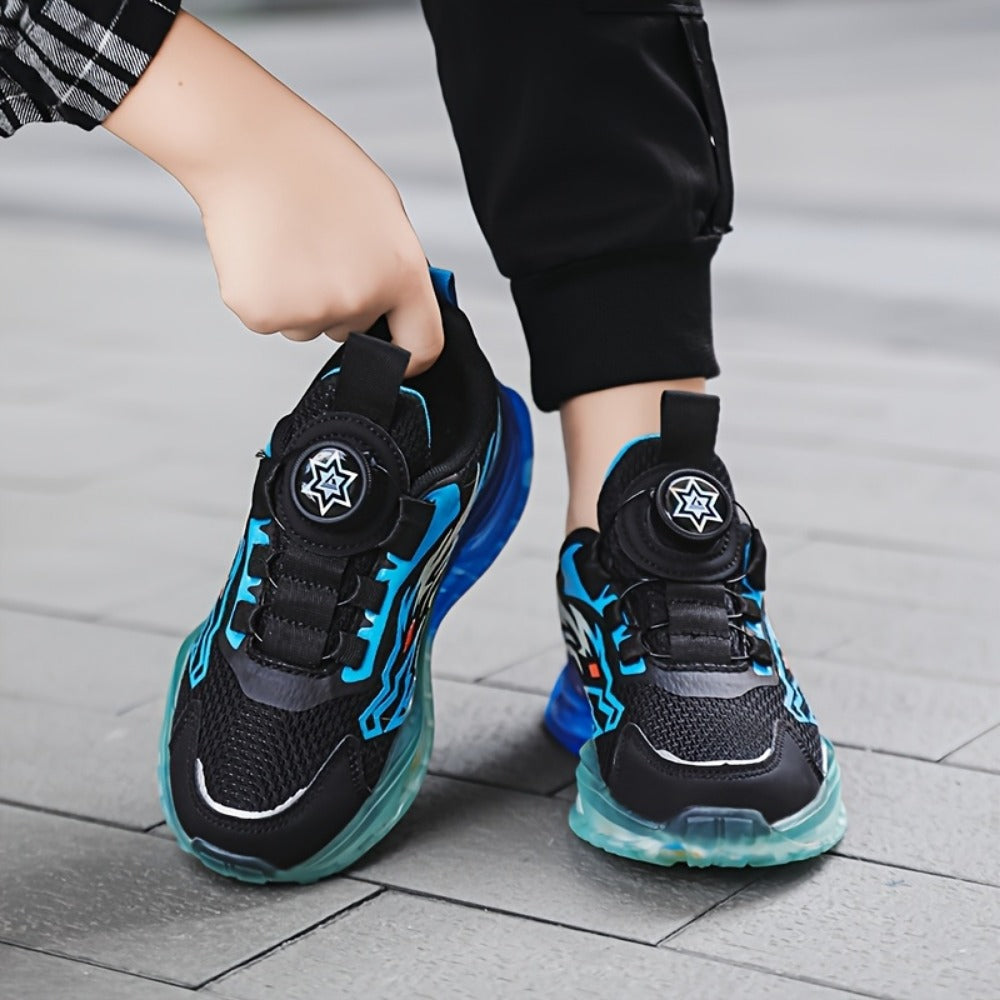 Kids' Running Shoes - Breathable Mesh & Cushioned Comfort 409125