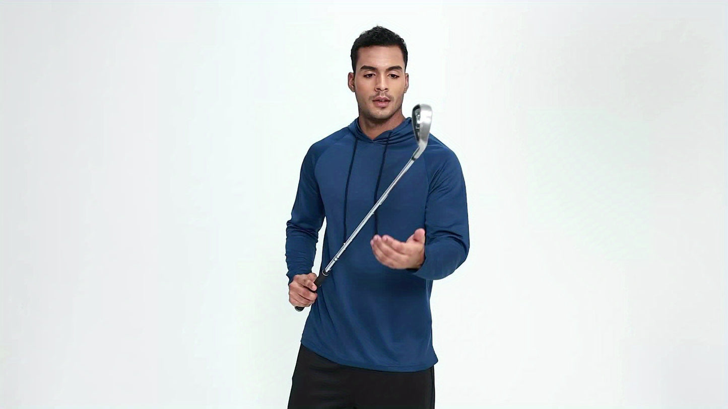 6pcs Men&Apos;S Set, Quick-Dry Breathable Knit Fabric, Solid Color Long Sleeve Athletic Compression Shirt, Suitable for Hiking, Fishing, Running, Fitness, Basketball, Regular Fit, 130 Gsm, Spring/Summer/Fall Athletic Style