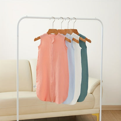 Baby Sleep Sack - Muslin 2-Way Zip Wearable Blanket