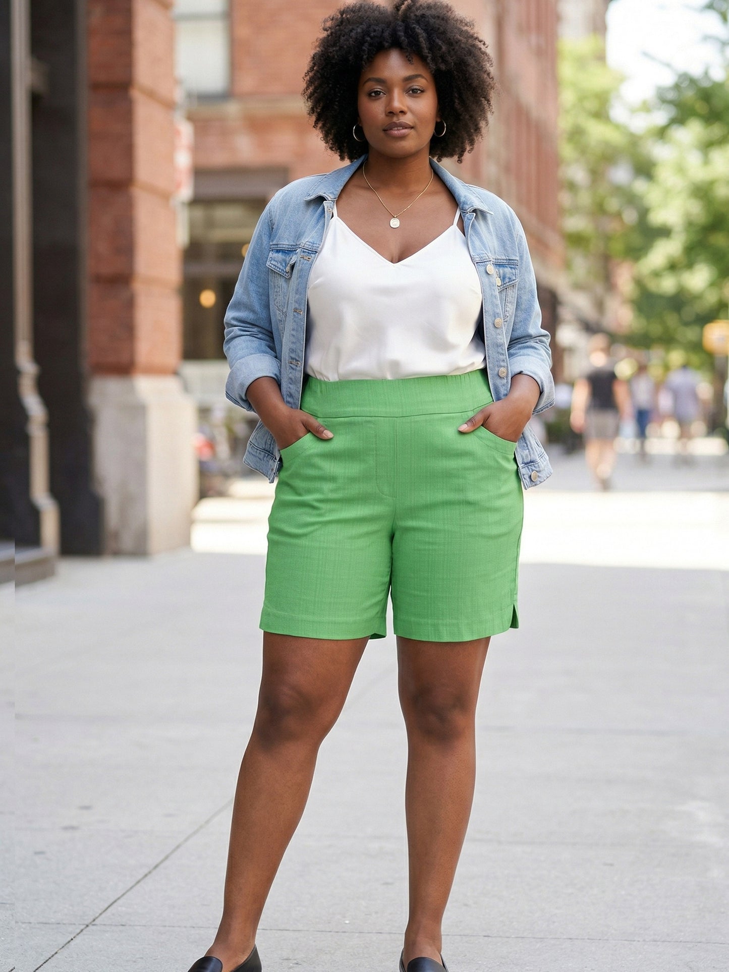 Plus Size - Plus Size - Women'S Plus Size High Waist Shorts