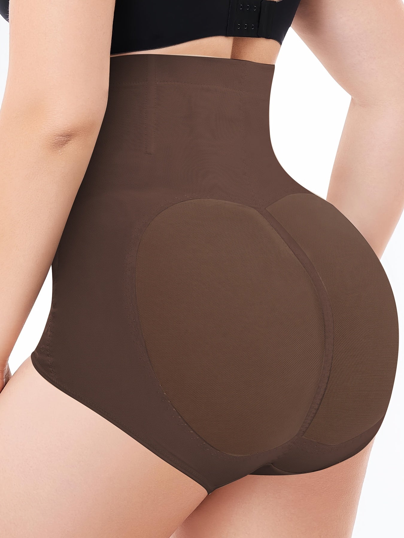 Tummy Control Shapewear With Compression Clasps For Women - High Waisted Tummy Tuck Shaper, Butt Lifting Bodysuit & Fajas Moldeadoras For Elegant Lady