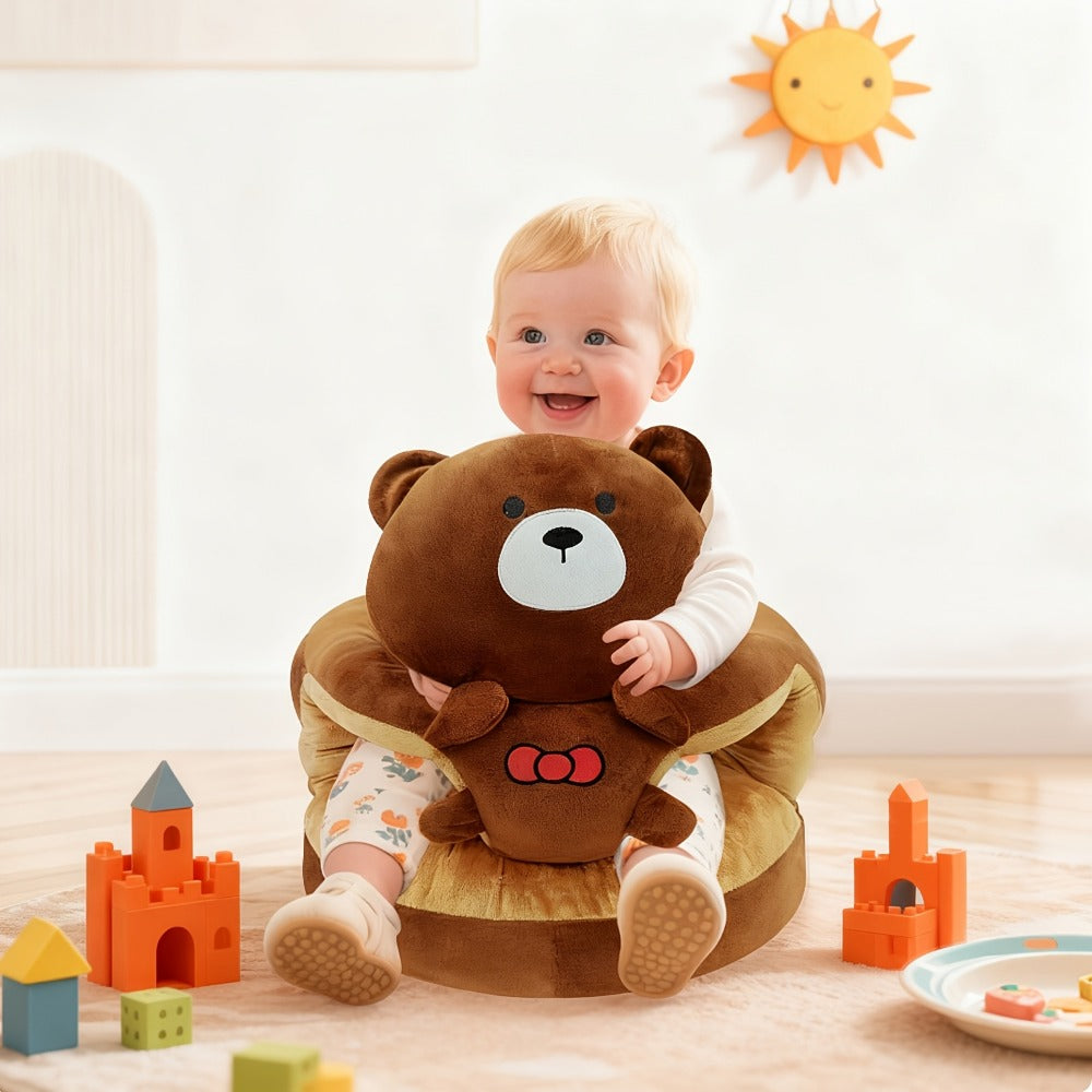Infant Floor Seat - Plush Back Support Activity Chair