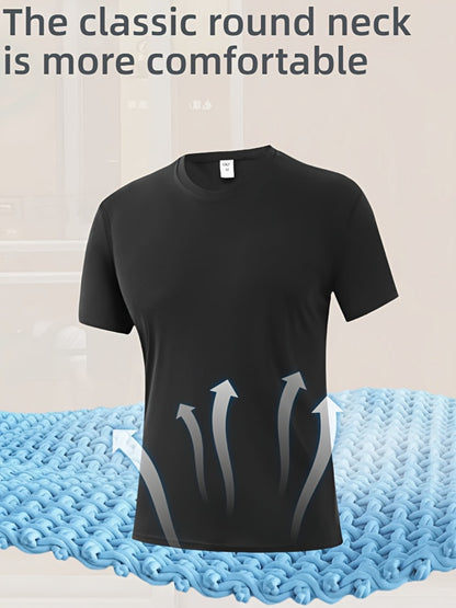 Men's Plaid Performance T-Shirt - Crew Neck