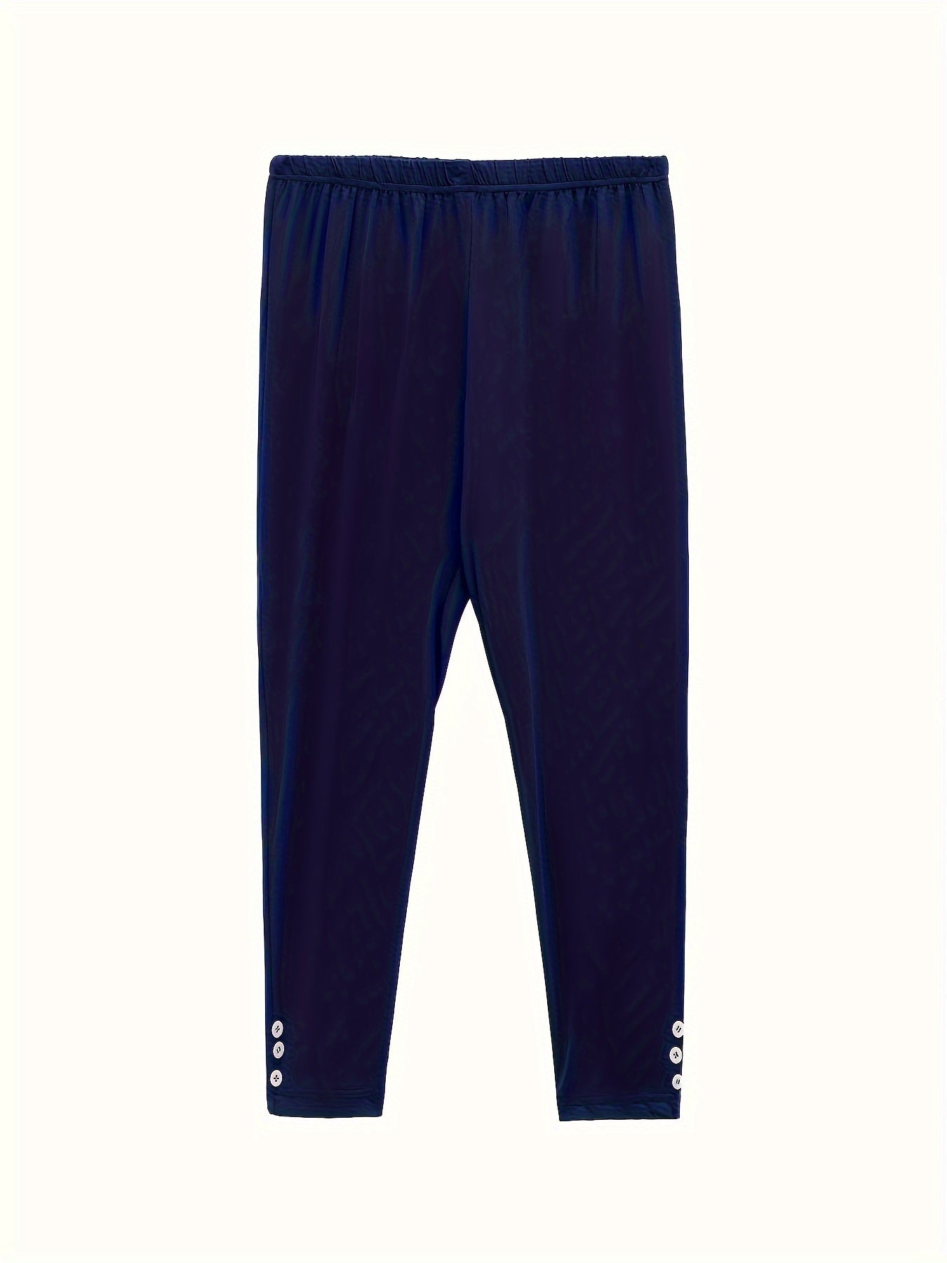 Women's White+Green+Light Blue+Black High-Waist Leggings - product view 39