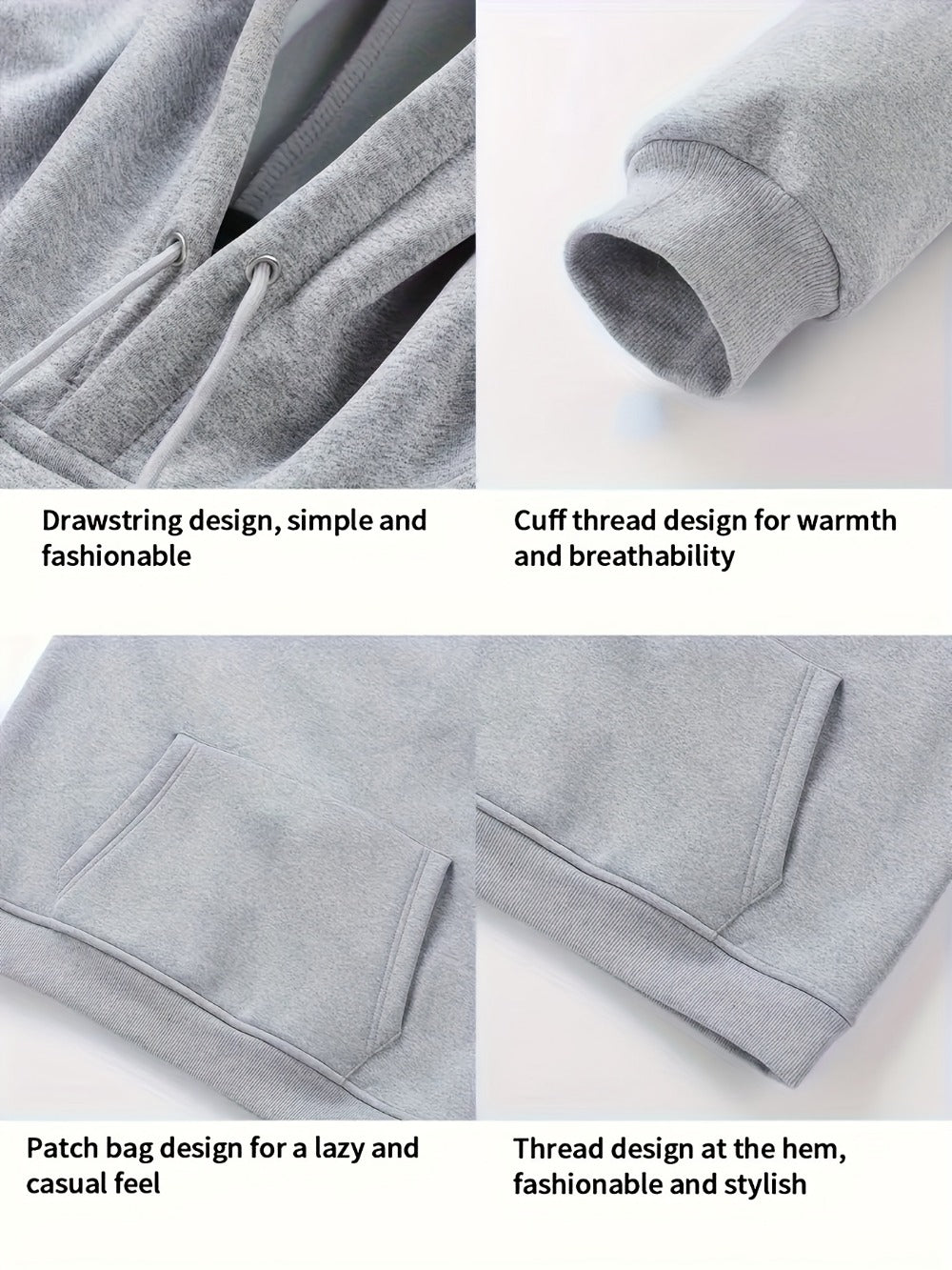 Men's Versatile Pullover Hoodie Everyday 821