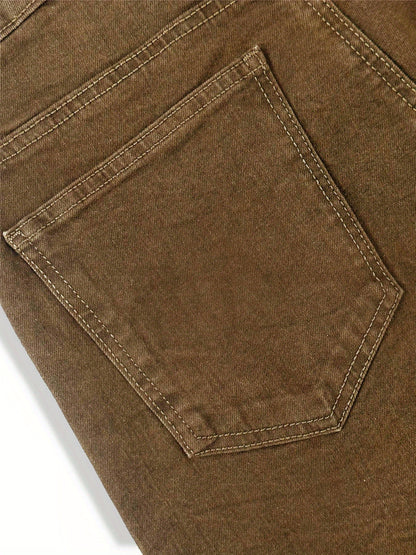 3-pack Men'S Jeans - Trendy Ripped Denim Shorts - Stylish, Versatile, Slim Fit, Casual Pants - New - Perfect For Outdoor Camping And Sports